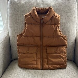 Old Navy Tan Puffer Vest